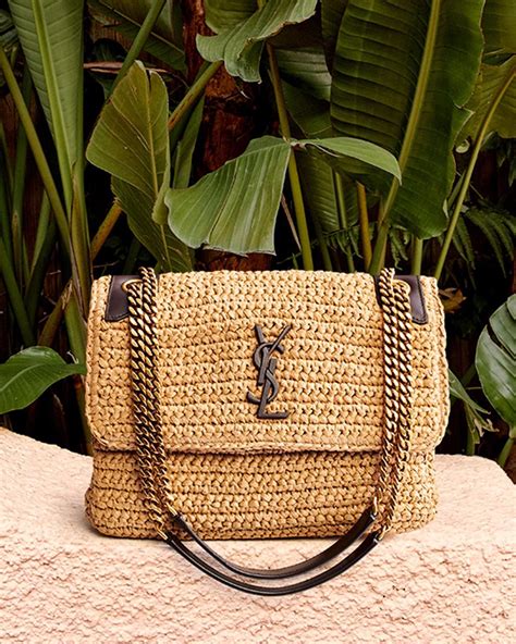 woven ysl bag|yves saint laurent bag price.